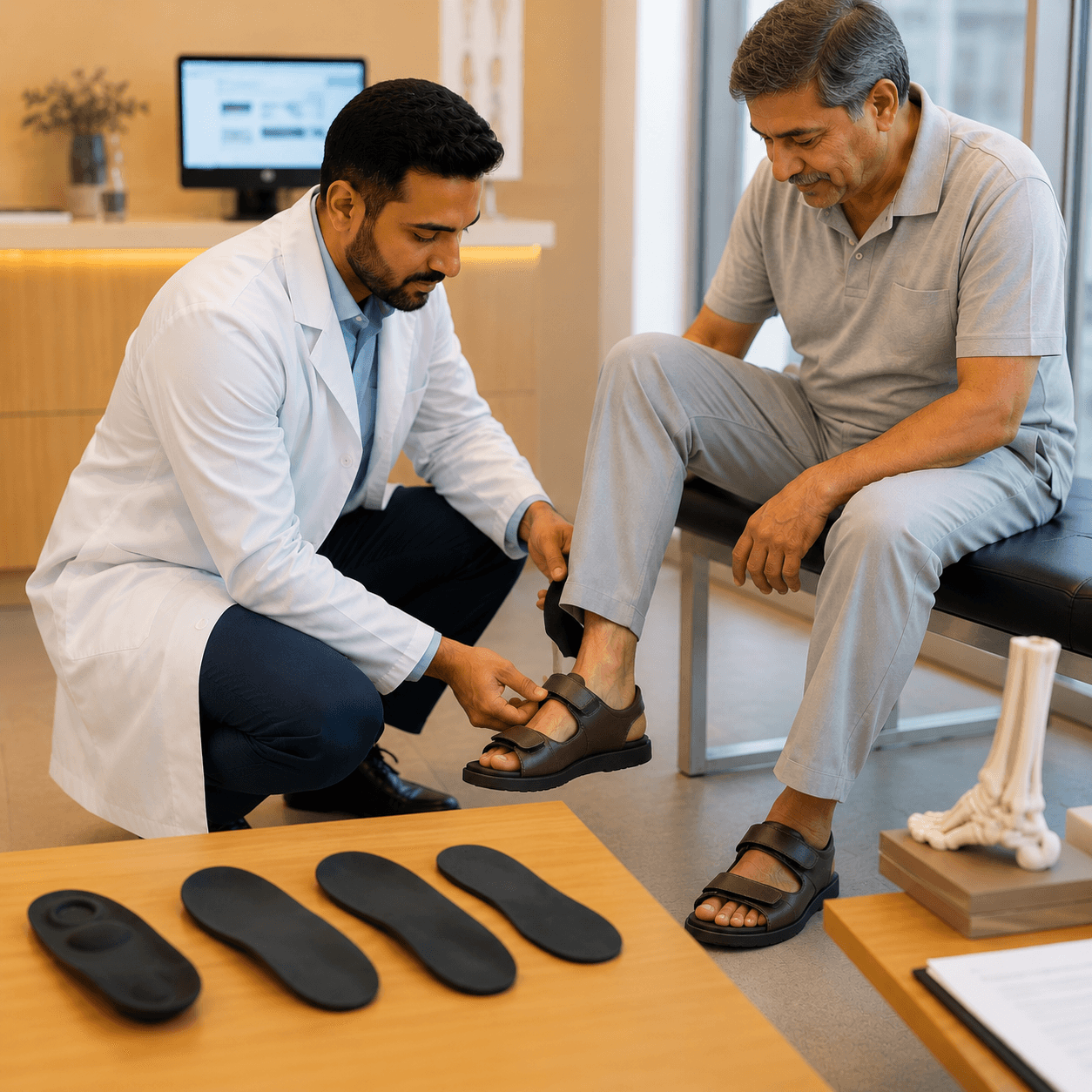 NStride FitRx clinical footwear customization demo