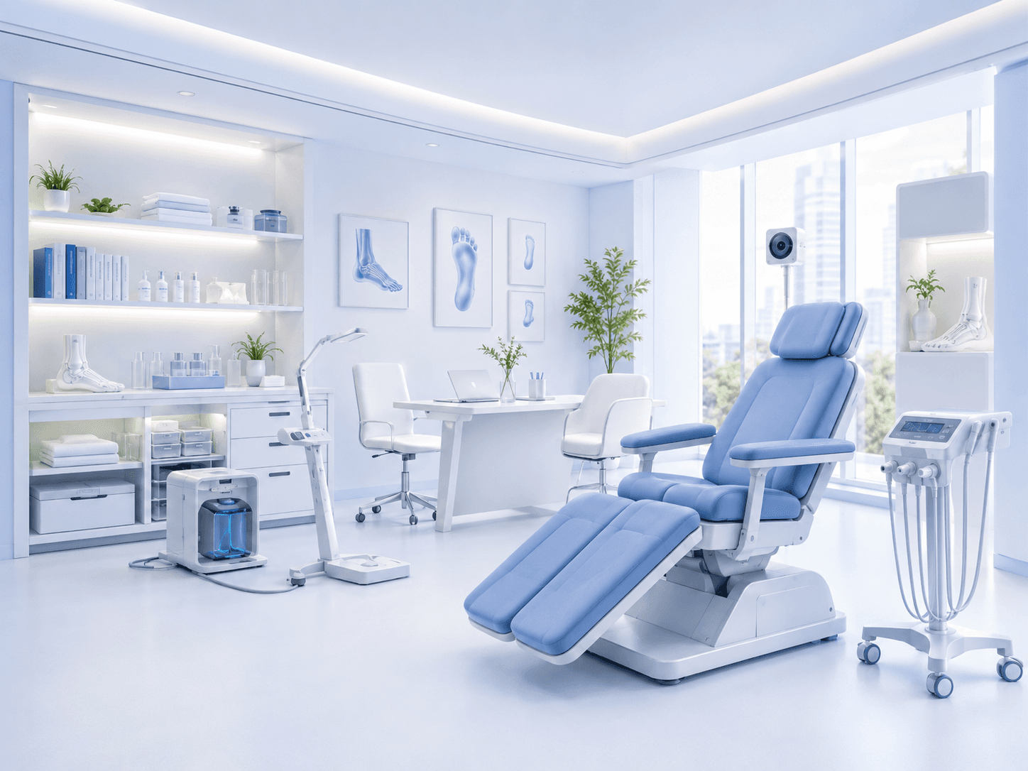 Modern diabetic foot care clinic transformation